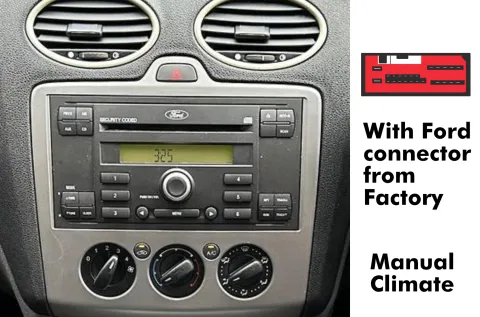 1. Sanyo, Ford Plug, Manual Climate