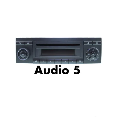 Audio 5 with ISO connector