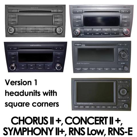 4: Double DIN, Quadlock, CANBUS