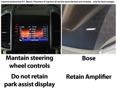 2. Visualisation not retained, Bose amplified
