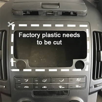 Hyundai i30 2007-2012 FD dash
