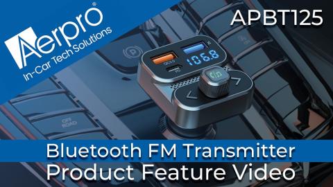 Embedded thumbnail for Aerpro APBT125 – Bluetooth FM Transmitter – Product Feature Video