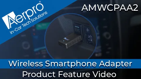 Embedded thumbnail for Aerpro AMWCPAA2 - Wireless Smartphone Adaptor - Product Feature Video