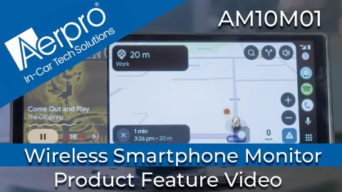 Embedded thumbnail for Aerpro AM10M01 - Wireless Smartphone Monitor - Product Feature Video
