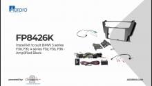 Embedded thumbnail for FP8425K Install kit to suit BMW 3 series f30, f31; 4 series f32, f33, f36 - non amplified black