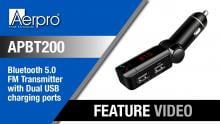 Embedded thumbnail for Aerpro APBT200 – Bluetooth FM Transmitter – Feature Video