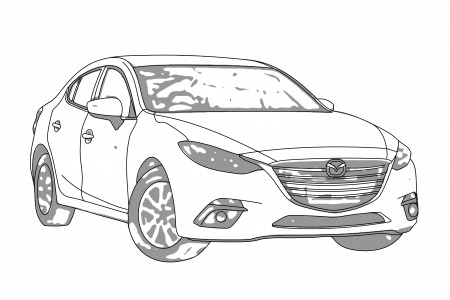  Mazda 3 (Axela) 2013-2016 BM |  Aeropro